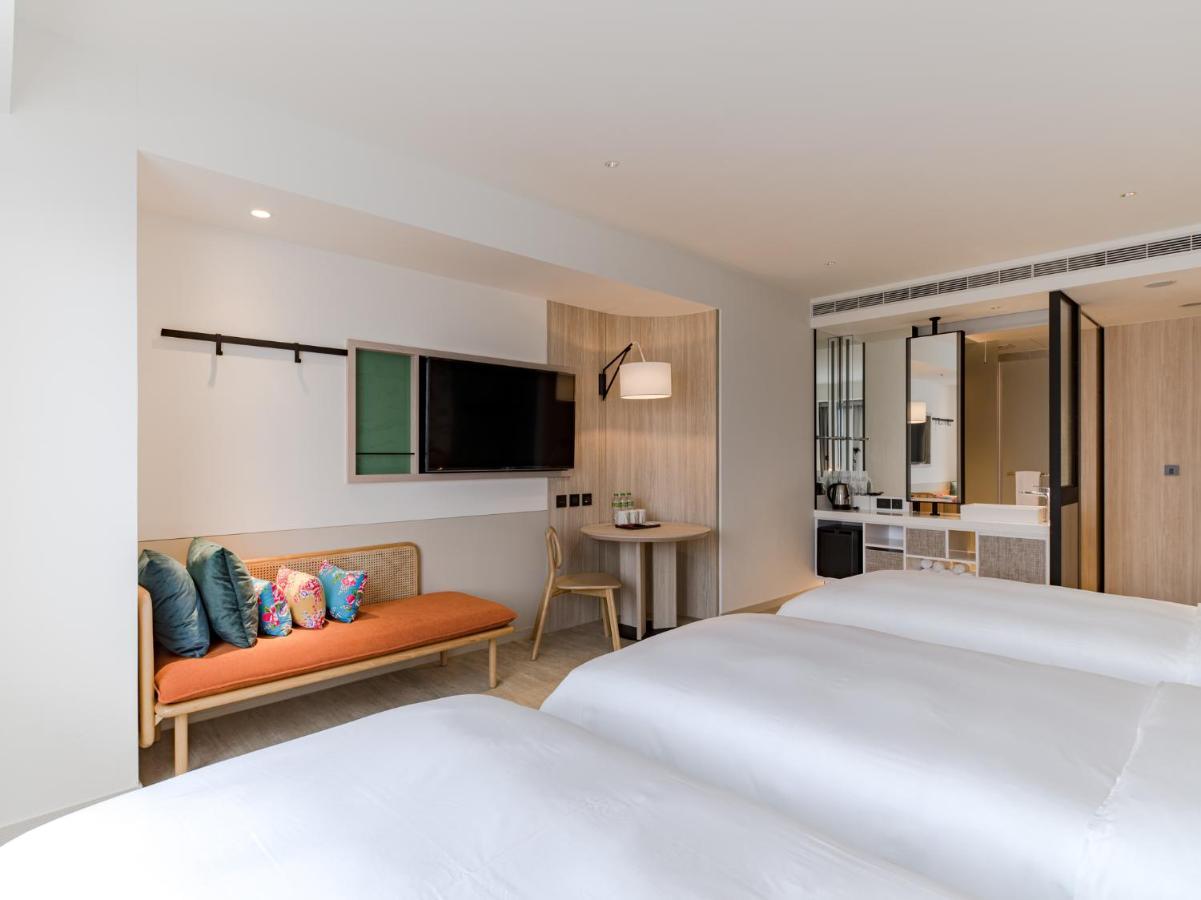 Boutech Jiantan Hotel Taipeh Exterior foto