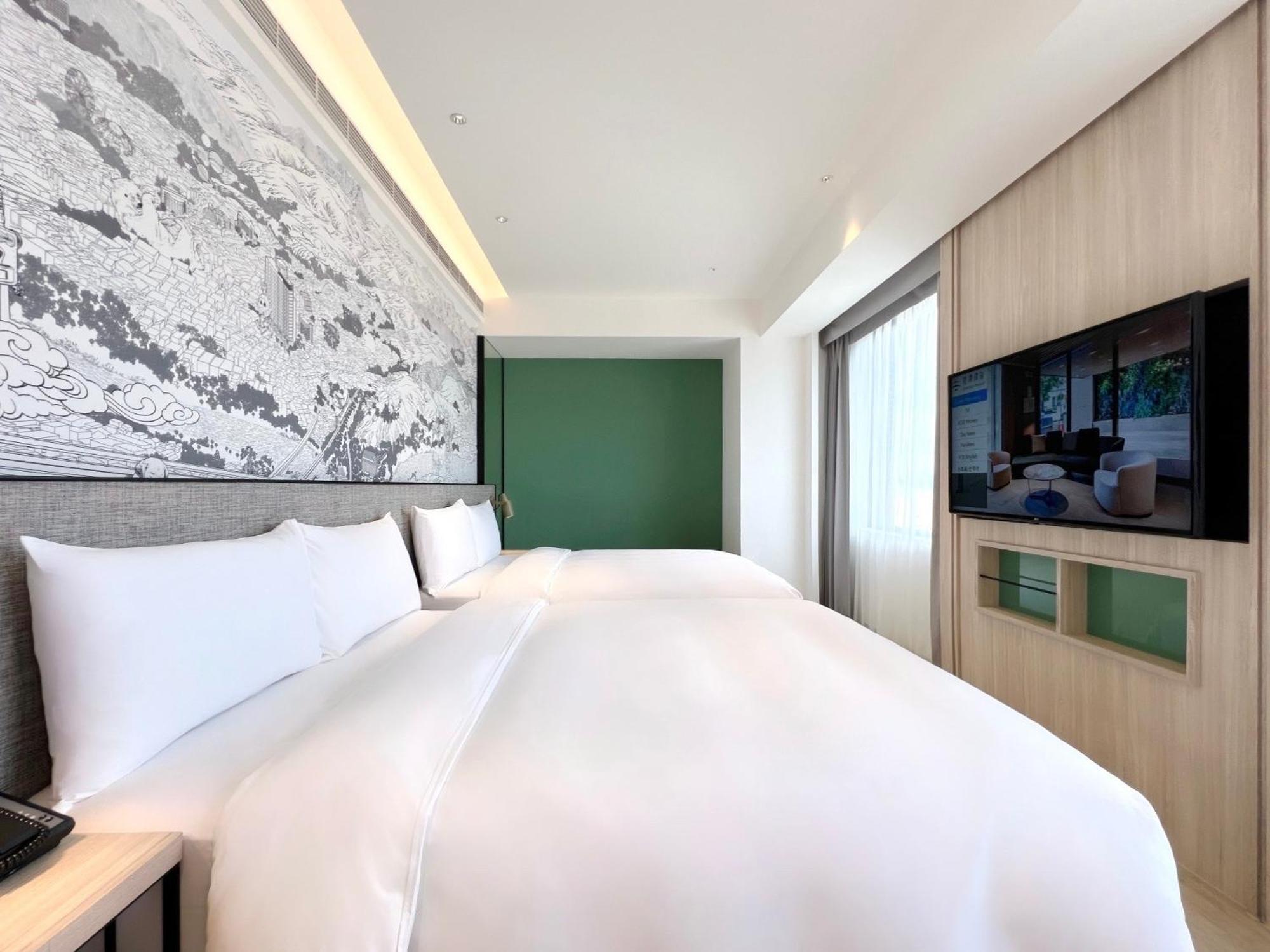 Boutech Jiantan Hotel Taipeh Exterior foto