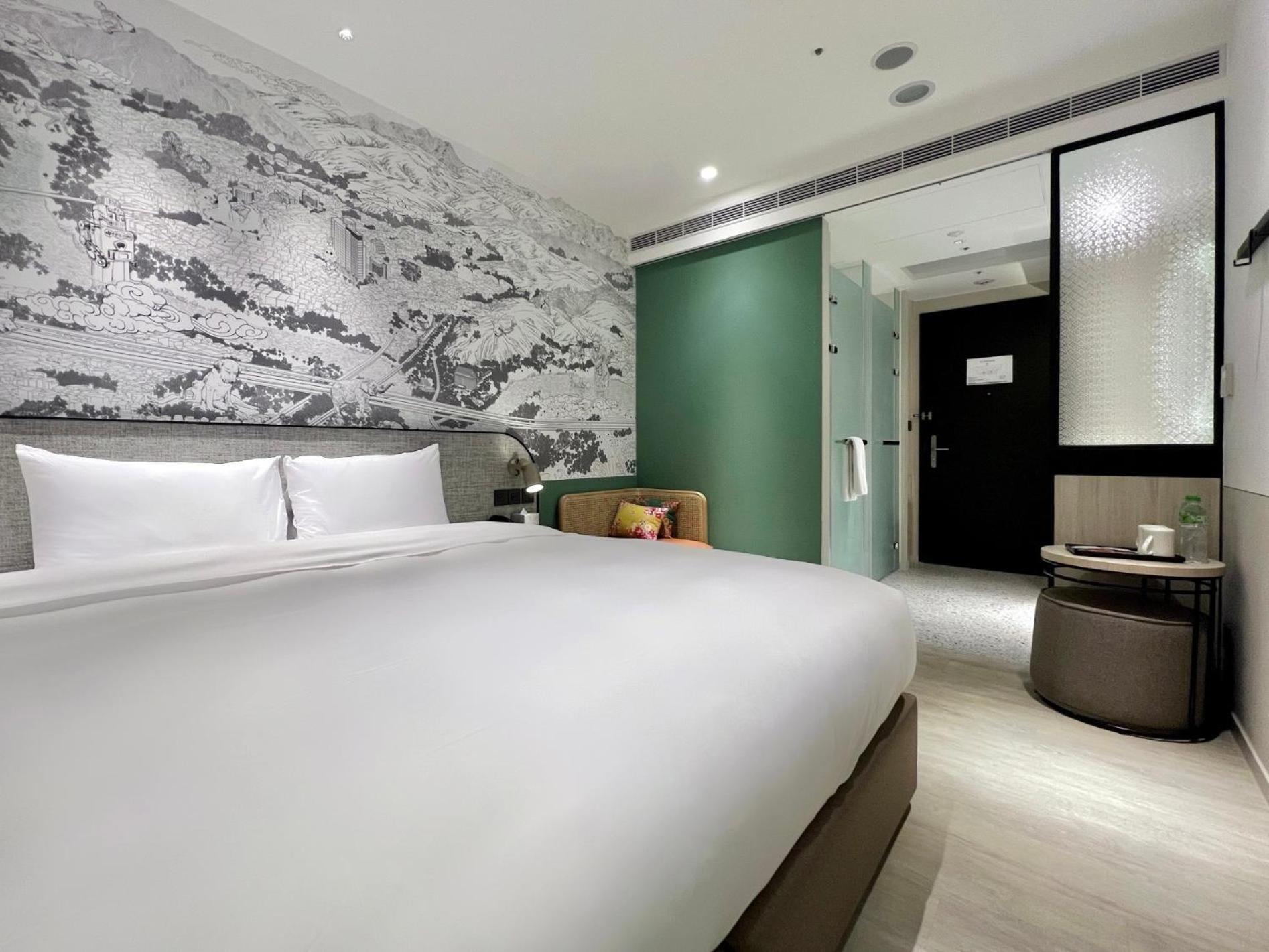 Boutech Jiantan Hotel Taipeh Exterior foto