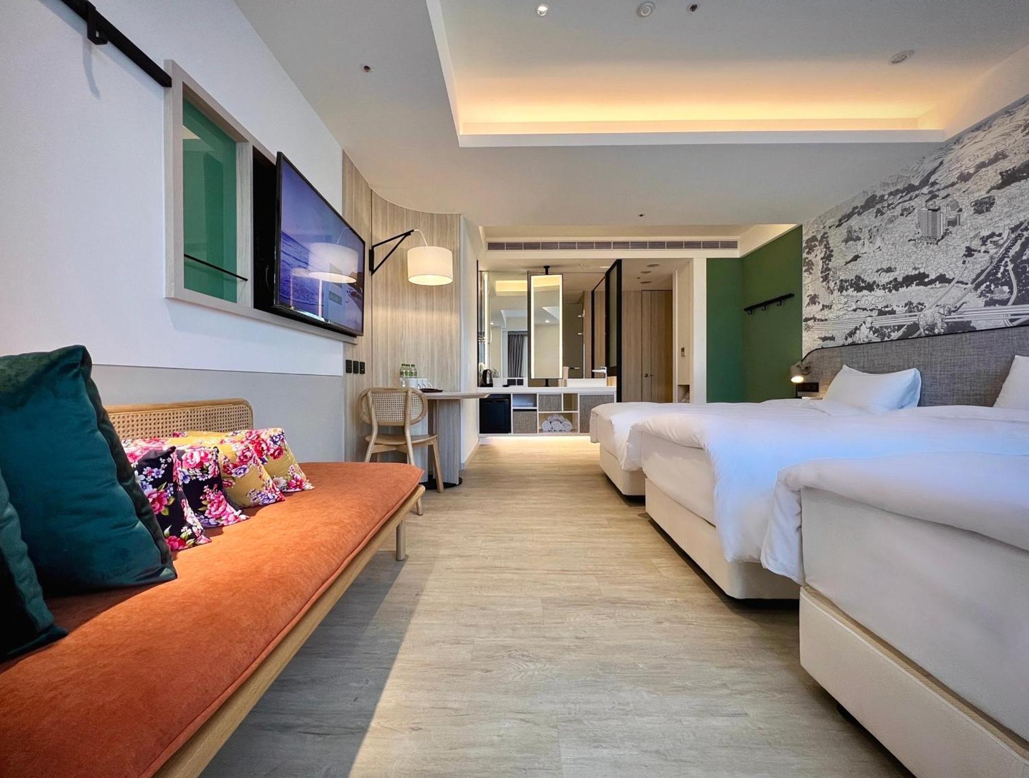 Boutech Jiantan Hotel Taipeh Exterior foto