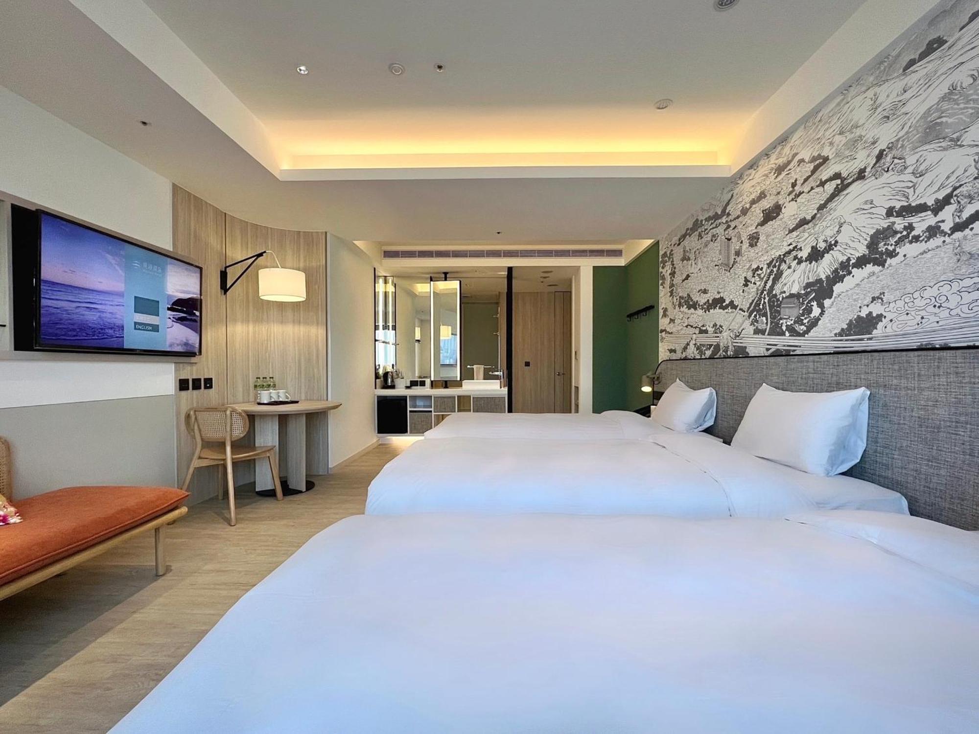 Boutech Jiantan Hotel Taipeh Exterior foto